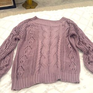 Lavender sweater